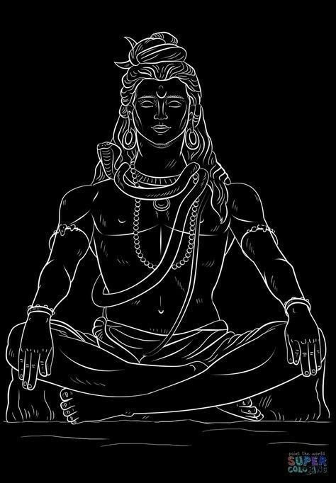 Бог Шива арт