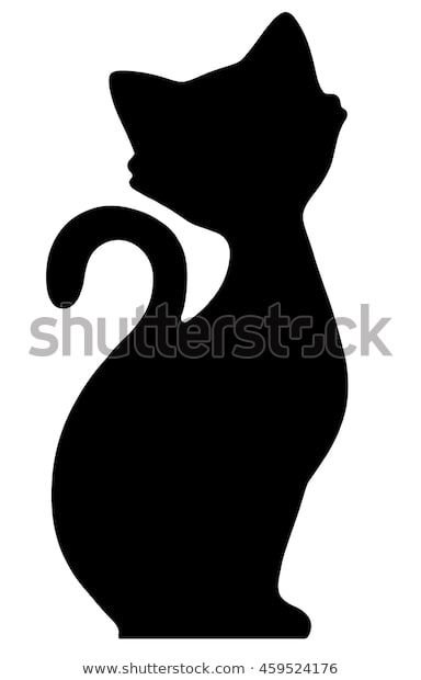 Силуэт кошки
