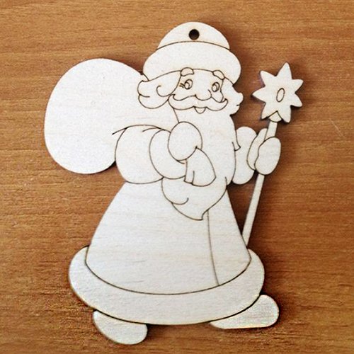 Новогодние игрушки из фанеры