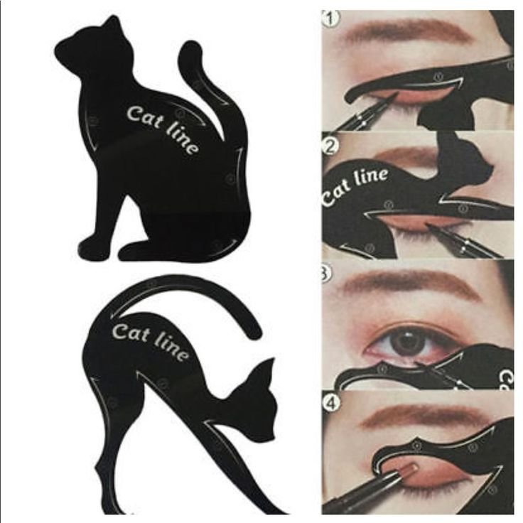 Трафарет для подводки глаз