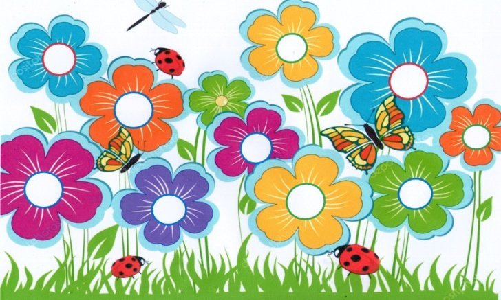 Цветочная Поляна мультяшная