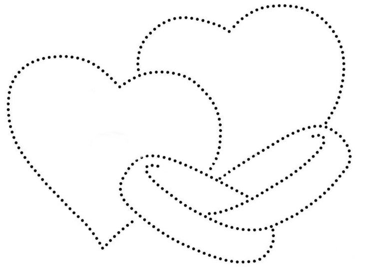 Сердечко шаблон