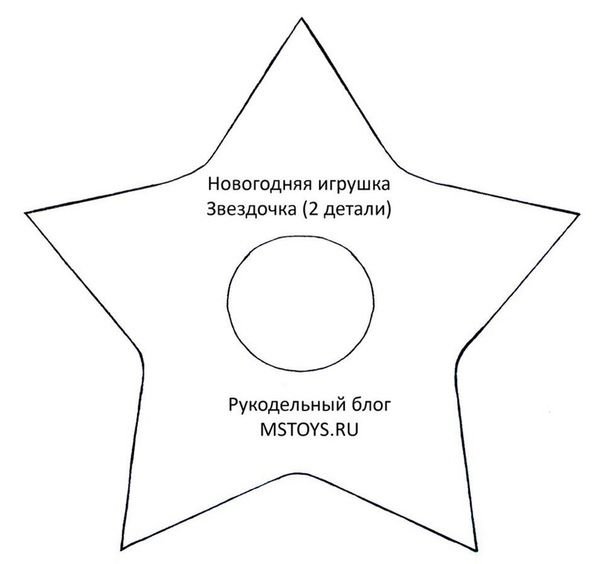 Елочные игрушки выкройки