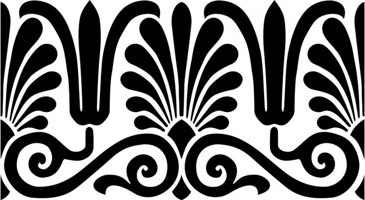 Греческий орнамент Пальметта