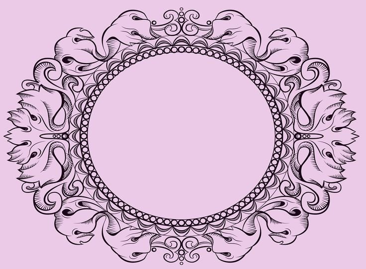Рамка узор