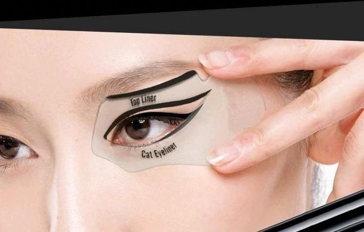 Трафарет для стрелок для глаз