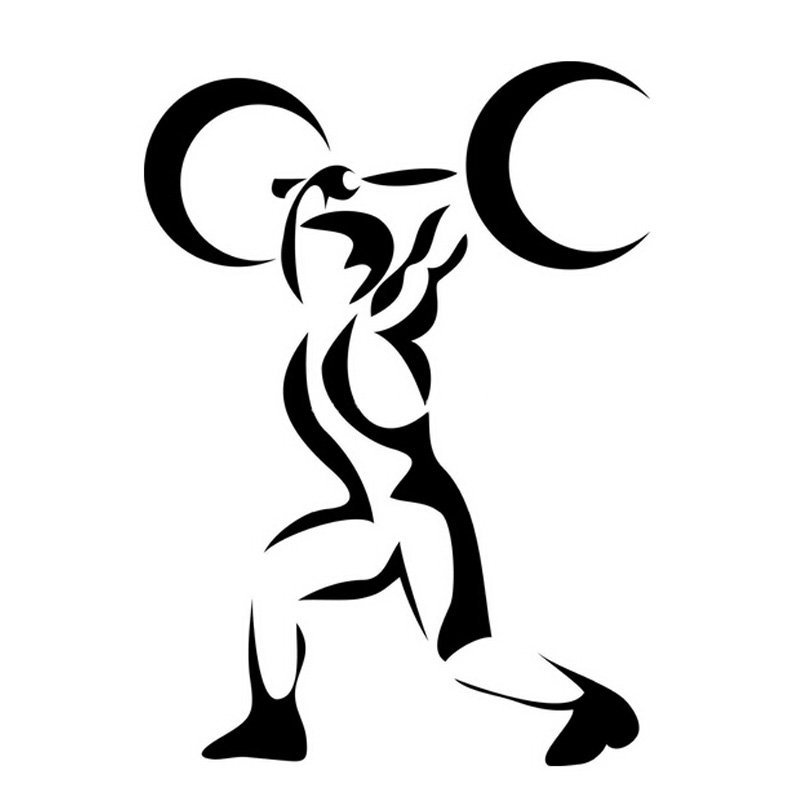 Трафареты спортсменов