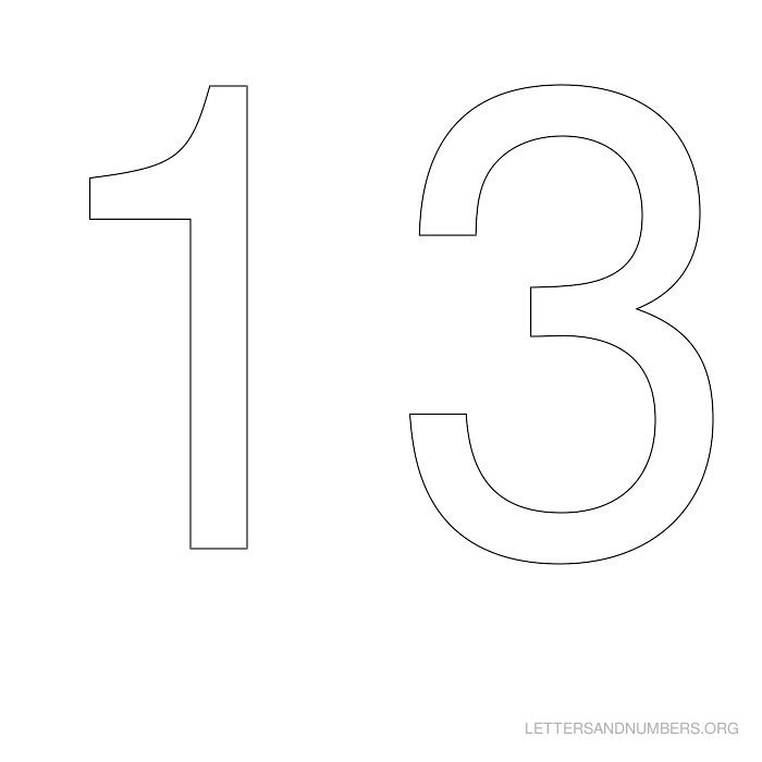 Цифры трафареты для вырезания из бумаги