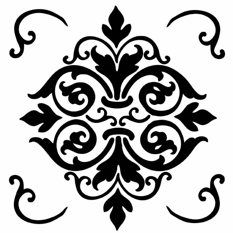 Трафарет узоры