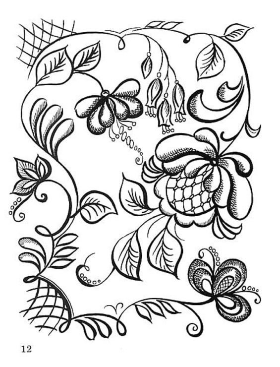 Петриковская роспись трафареты для росписи