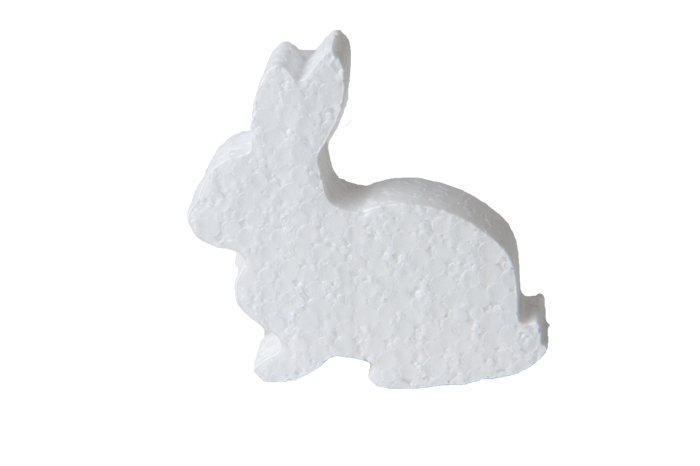 Зайчик из пенопласта