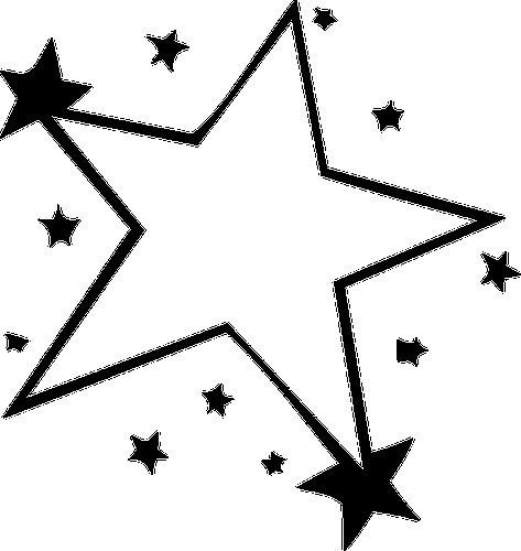 Трафарет звезды