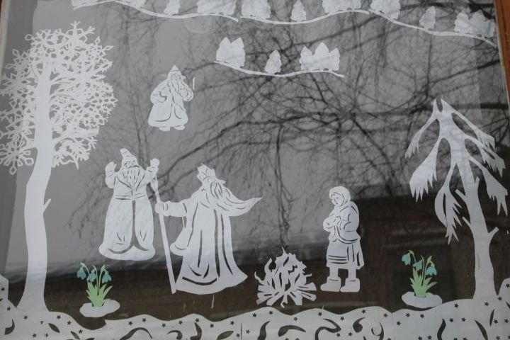 Сказка на окне 12 месяцев