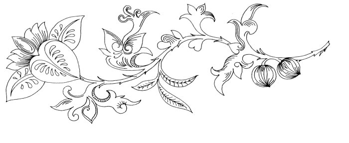 Растительный орнамент в полосе
