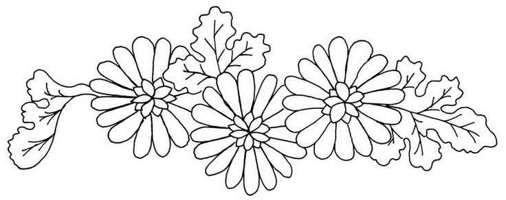 Растительный орнамент раскраска