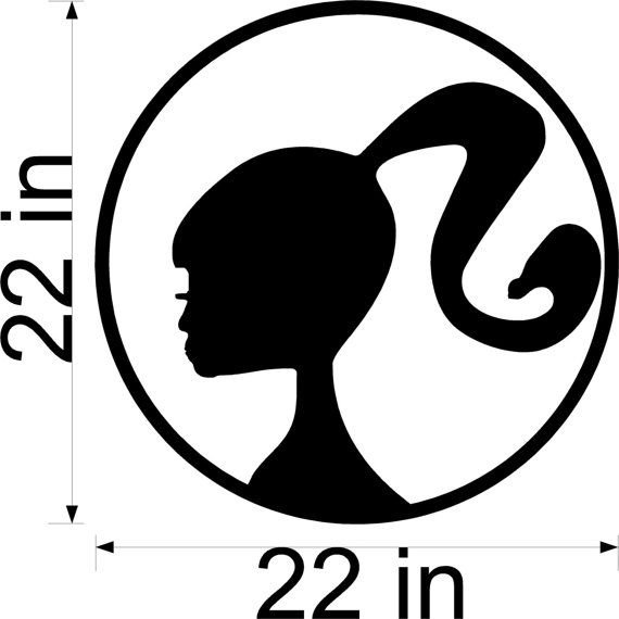 Значок Барби