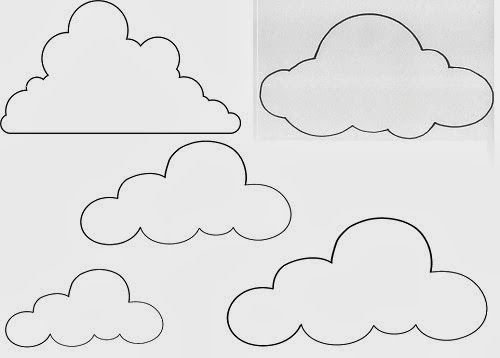 Трафарет облака