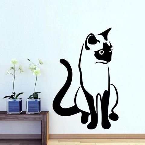 Трафареты кошек для декора