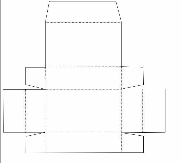 Развертка коробочки