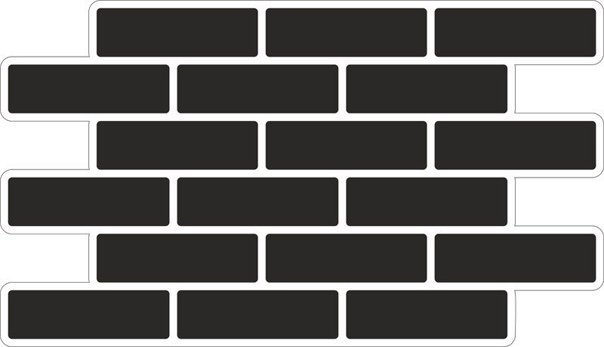 Трафарет для стен под кирпич