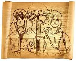 Наруто Выжигание по дереву