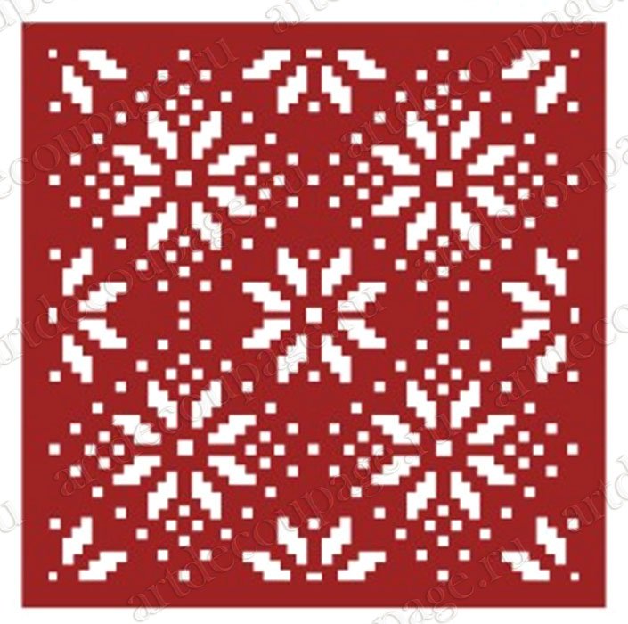 Трафарет вязка