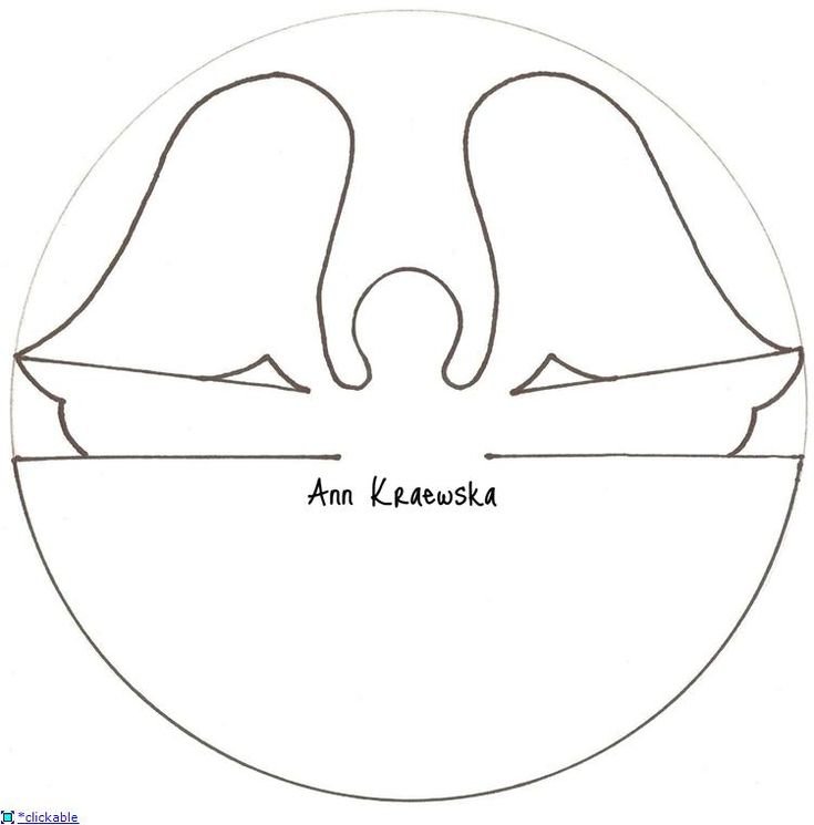 Ангелочки трафареты для вырезания