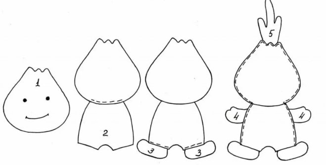 Поделки из фетра шаблоны