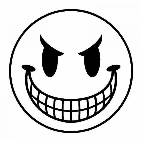 злой смайлик