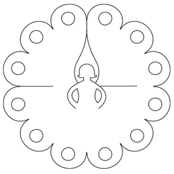 Ангел из бумаги трафарет