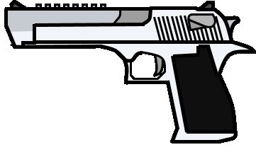 Чертёж пистолета Desert Eagle