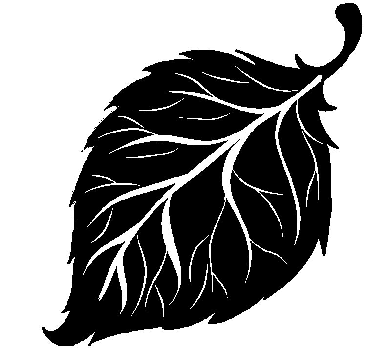 Трафареты "листья"