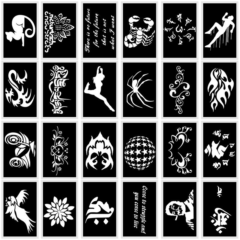 Многослойный трафарет для аэрографии