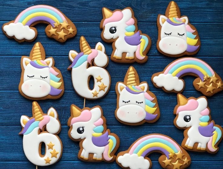 Пряник имбирный "Единорог"