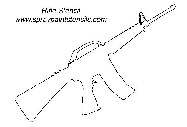 Трафареты оружия для выпиливания