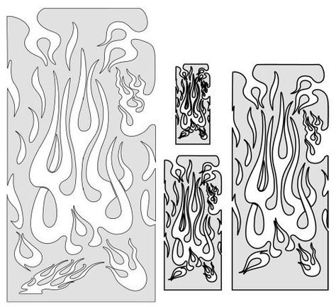 Трафареты для аэрографии