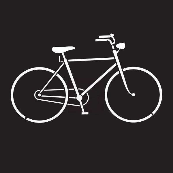 Трафарет велосипеда