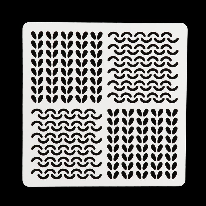 Трафарет вязка