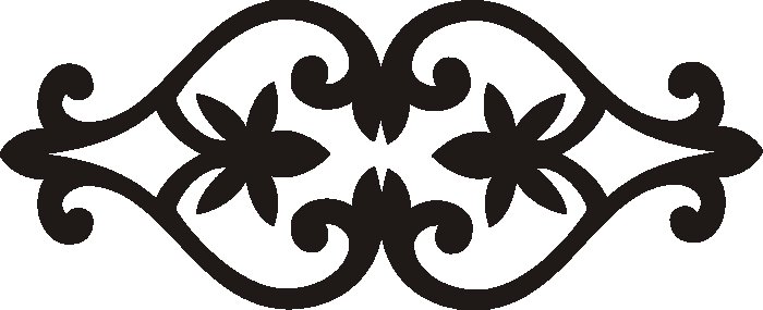 Орнамент трафарет