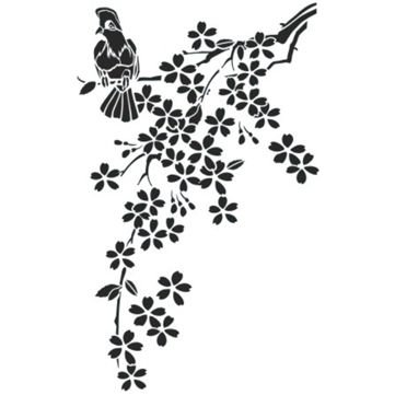 Трафареты птиц для декора