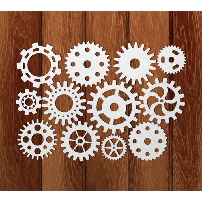 Шестерни в декоре