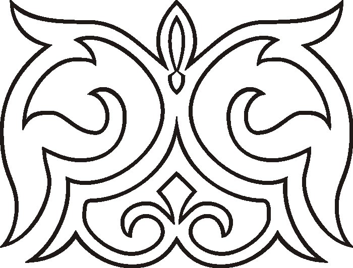 Орнамент казахский национальный