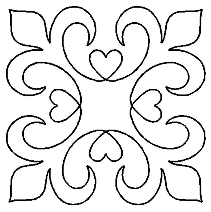 Трафареты узоров для вырезания