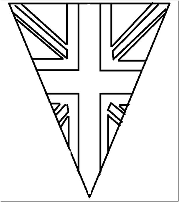 Шаблон флажков для печати