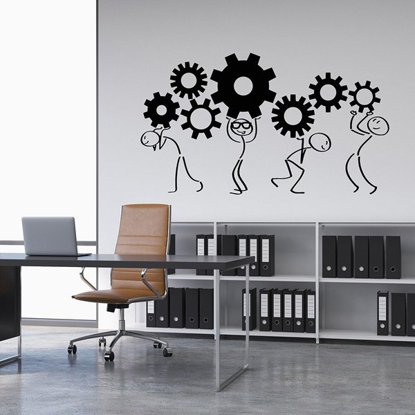 Наклейки на стену в офис