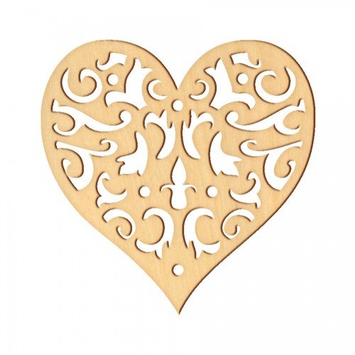Сердечко резное