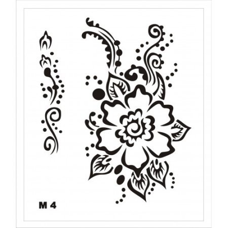 Трафареты для рисования хной