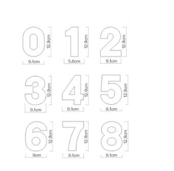 Торт цифра Размеры