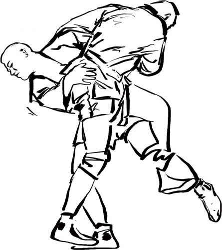 Трафарет самбо