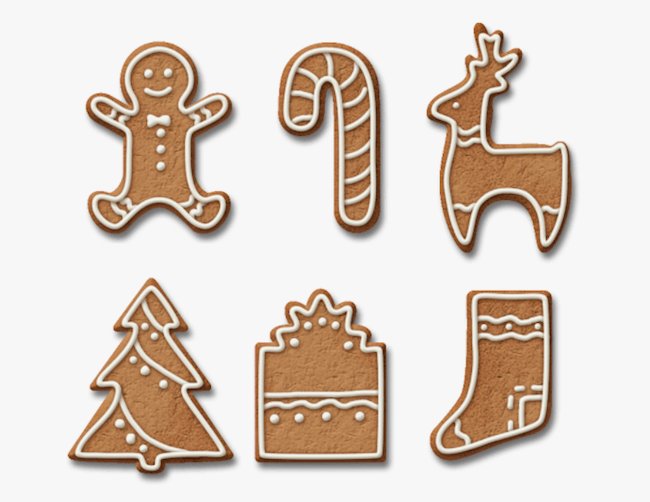 Имбирный пряник без фона